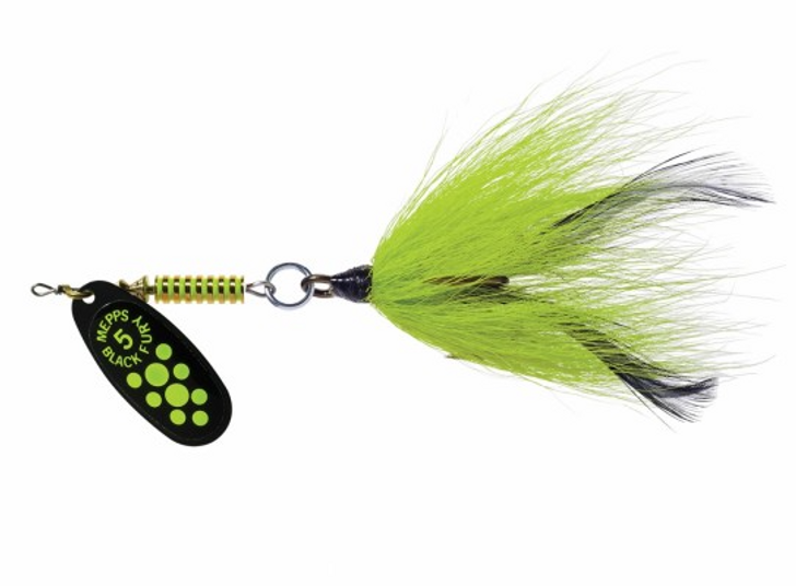 Chartreuse Dot Blade/Chartreuse Tail