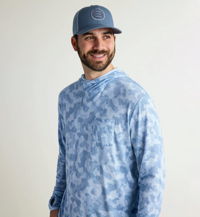 Men`s Bamboo Lightweight Hoody - Tidewater Camo - Ramsey Outdoor