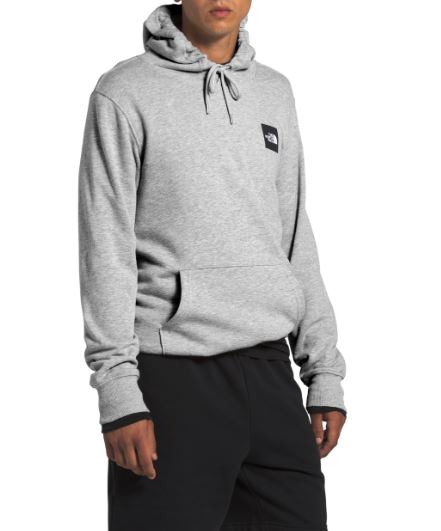 light grey north face hoodie