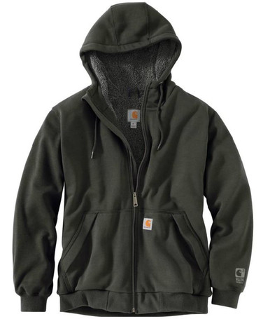 Men's Rain Defender Rockland Sherpa Lined Full Zip Hooded Sweatshirt ...