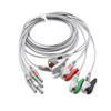 Holter ECG Compatible Leadwire 5 Leads - Grabber