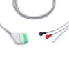 Nihon Kohden ECG Compatible 12 Pin 3 Leads - Snap 