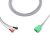Nihon Kohden ECG Compatible Direct Connect 14 Pin 3 Leads - Snap