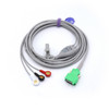 Nihon Kohden ECG Compatible Direct Connect 14 Pin 3 Leads - Snap