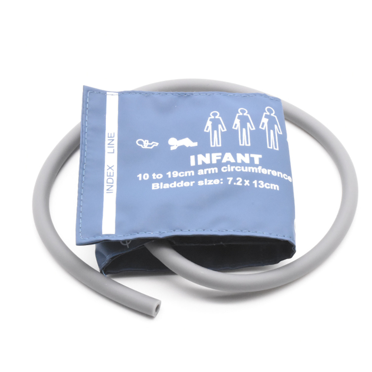 NIBP Reusable Cuff Blood Pressure Single Hose - Pediatric