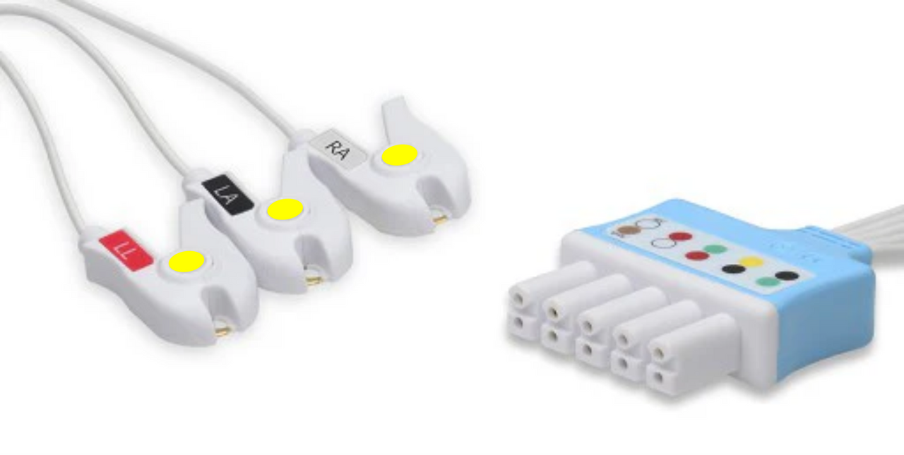 Mindray ECG Compatible Disposable Leadwires 3 Leads - Grabber - Medical ...