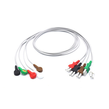Spacelabs 700-0007-08 ECG Compatible Leadwires 5 Leads - Snap