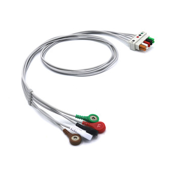 Datex Ohmeda ECG Compatible Leadwire 5 Leads - Snap