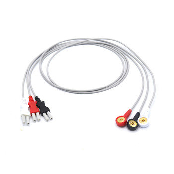 Spacelabs 012-0498 ECG Compatible Leadwires 3 Leads - Snap