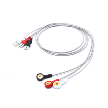 Spacelabs 012-0498 ECG Compatible Leadwires 3 Leads - Snap