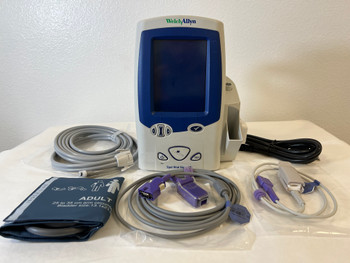 Welch Allyn Spot Vital Signs Monitor LXI with Accessories NIBP, SpO2, Cuff, Power Cable