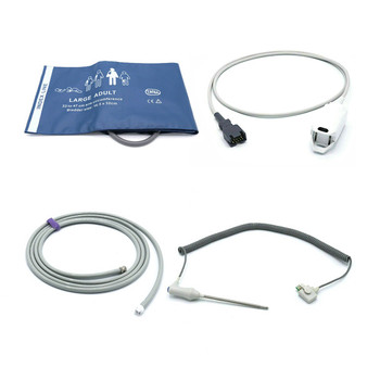  Welch Allyn Accessories Kit Bundle - Cuff, Hose, SpO2 Masimo, Temperature Probe