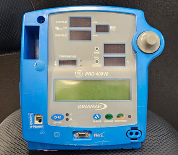 GE Dinamap PRO 400V2 Vital Signs Monitor with Accessories