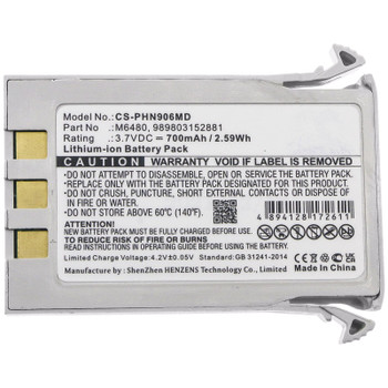 Philips 989803152881 M6480 Compatible Battery
