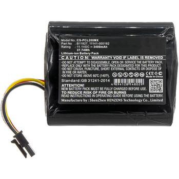 Physio-Control 11141-000162 B11827 Compatible Battery