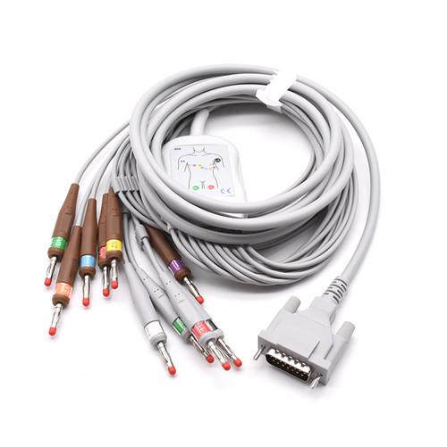 Welch Allyn 10-Lead ECG Patient Cable For CP 100/CP 200 #400293