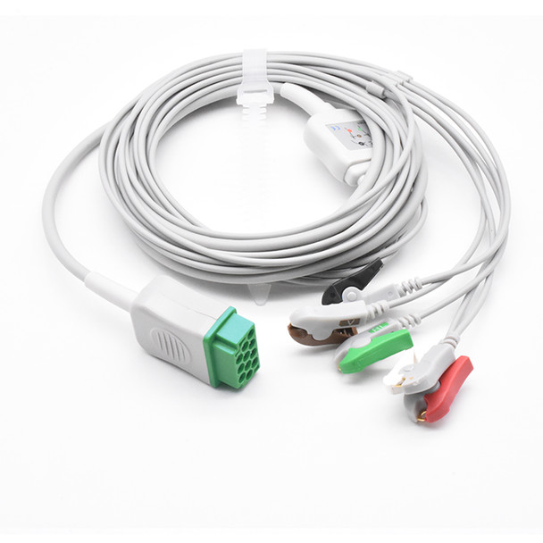 Datex Ohmeda ECG Compatible 11 Pin 5 Leads - Grabber