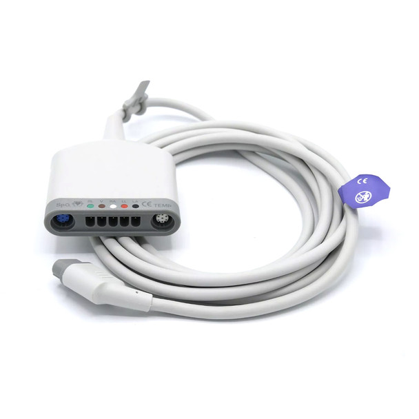 Draeger 3368391 ECG Compatible Trunk Multimed 3/5 Leads