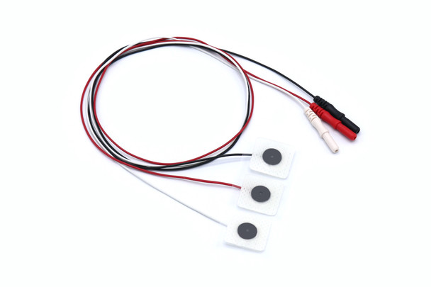DIN Disposable ECG Compatible Leadwires Electrode 3 Leads