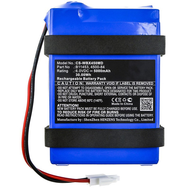 Welch Allyn B11453 4500-84 Compatible Battery