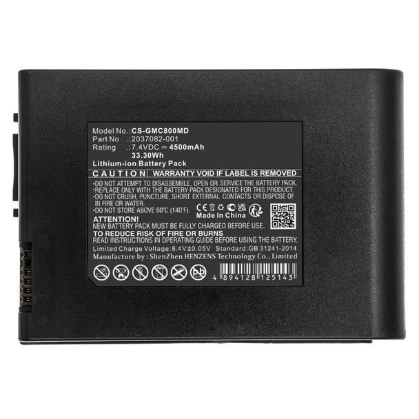 GE 2037082-001 2039944-001 M2823 M2823-O Compatible Battery
