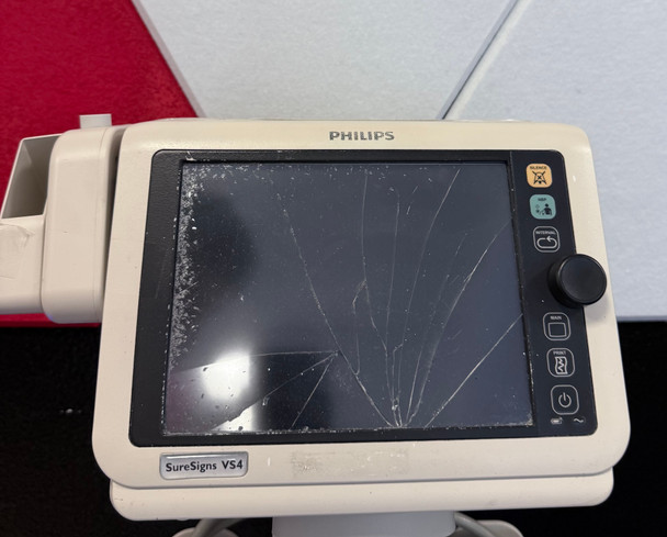 Philips SureSigns VS4 Monitor Screen Damage - Parts Only
