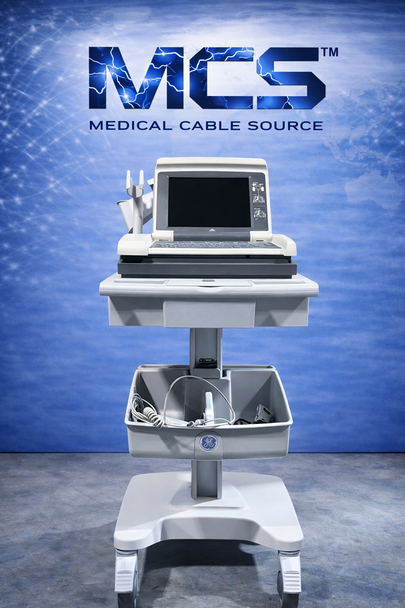 GE Mac 5500 EKG with Stand and New Accessories