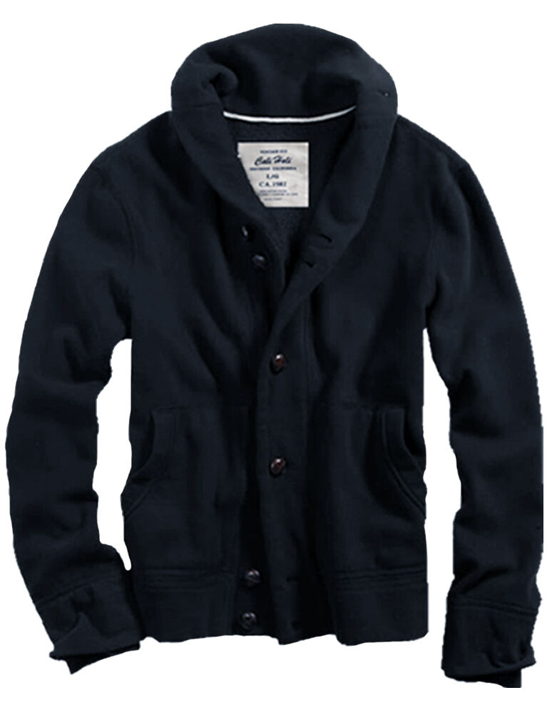 used cali holi shawl collar cardigan