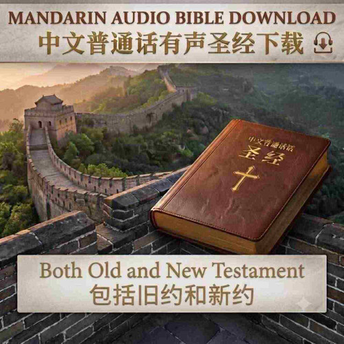 Front view - Mandarin Chinese Audio Bible Download for MP3 or iPod devices
