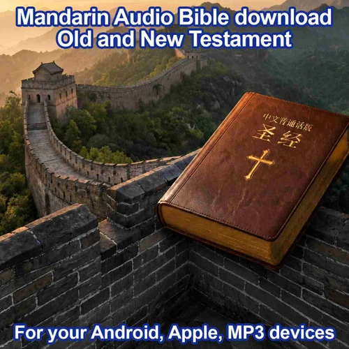Front view - Mandarin Chinese Audio Bible Download for MP3 or iPod devices