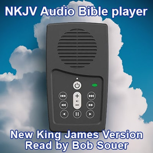 Front view - NKJV Audio Bible reader EASY to use, Audio Bible NKJV Player