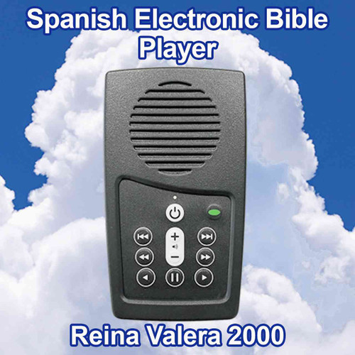 Front view - Santa Biblia - Reina Valera 2000 Biblia en audio player, EASY to use