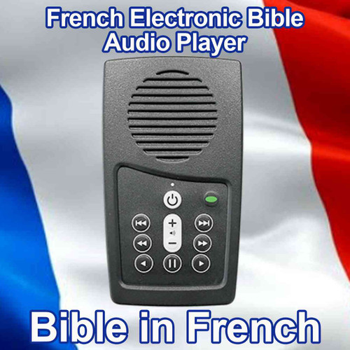 Front view, French Audio Bible Player, EASIEST audio Bible in the world to use