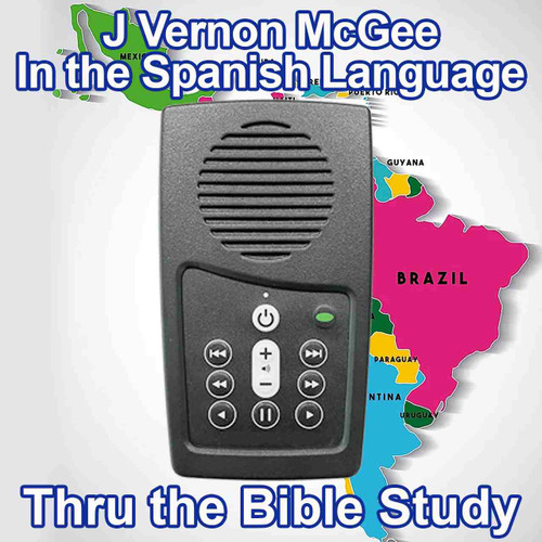 Front view, J Vernon McGee Thru the Bible in the Spanish language version, Thru the Bible in Spanish
