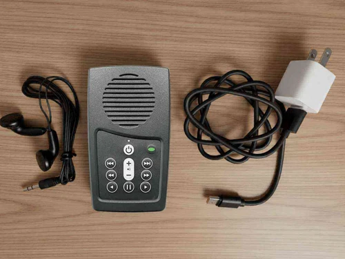Accessories view, Nepali Electronic Bible player, the Audio Bible in Nepali language