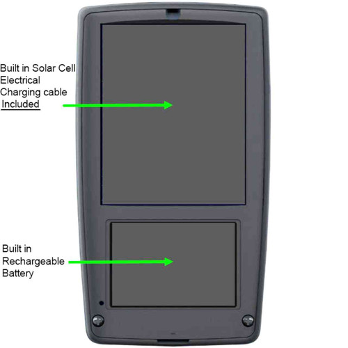 Back view, The Welsh Bible audio player, William Morgan Bible in Welsh language