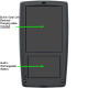 Back view - ESV Audio Bible reader, EASIEST Audio Bible ESV player