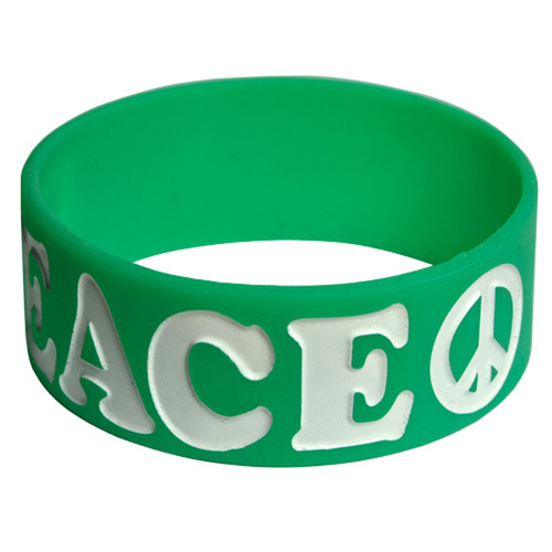 Silicone Wristband - Wide Style - Embossed 1