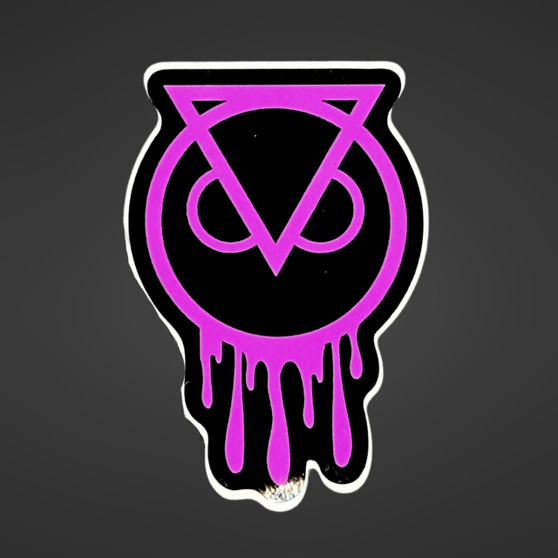 Purple Pink Dripping Sticker.