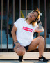 White with Red Bar Society T-Shirt (ON SALE!)