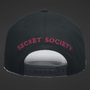 Exclusive Black and Purple Secret Society Snap Back Cap | Limited Edition Headwear