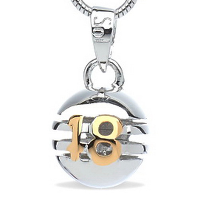 18 - Don't Grow Up - sterling silver pendant