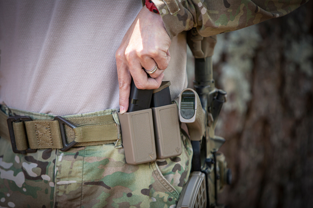 double stack magazine holder