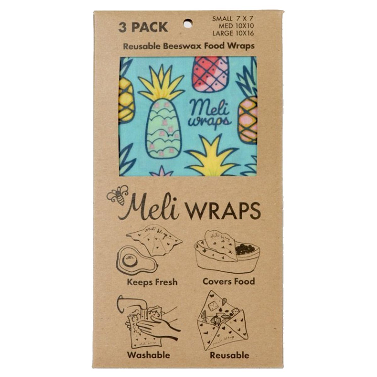 Reusable Beeswax Food Wrap - Small - Meli Wraps