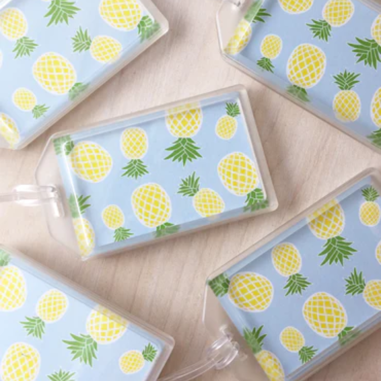 Pineapple Luggage Tag