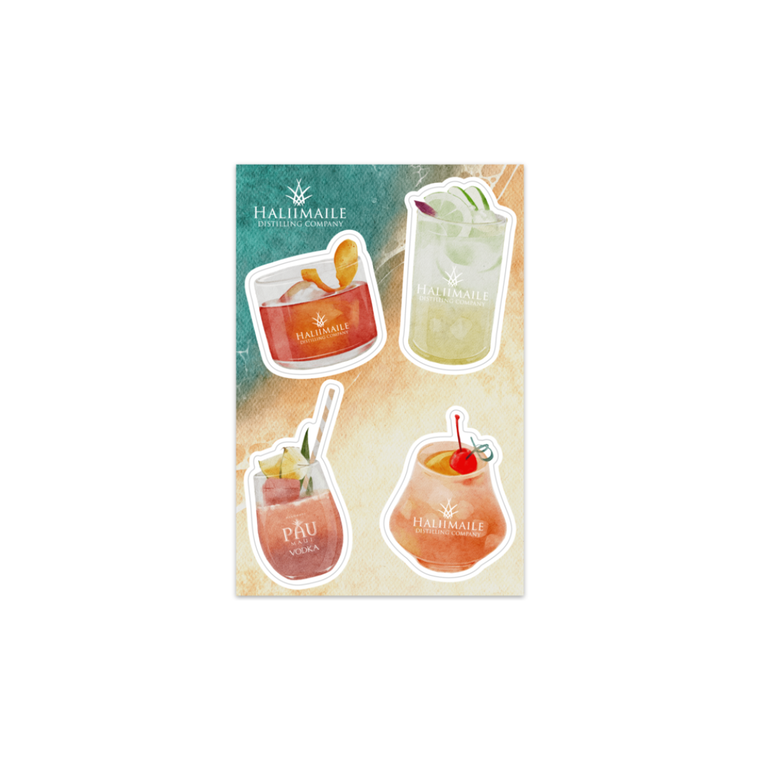 Watercolor Cheers Sticker Sheet