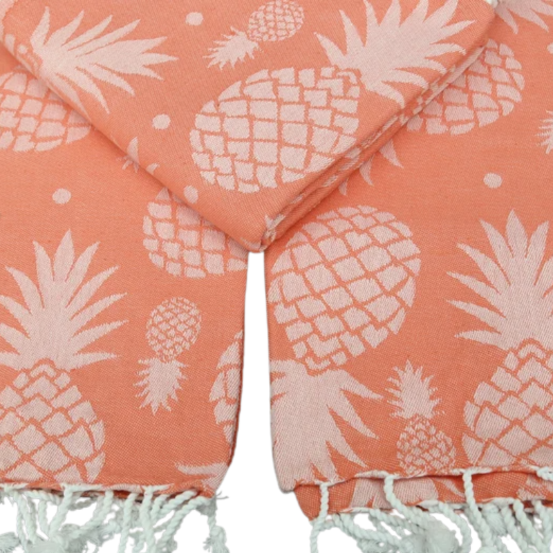 Turkish Towel Pineapple Print