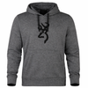 Browning Tech Hoodie- heathered gray