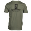Browning Emblem Shirt- Green- Back