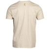 Tan Browning t-shirt with gold Buckmark logo on back.